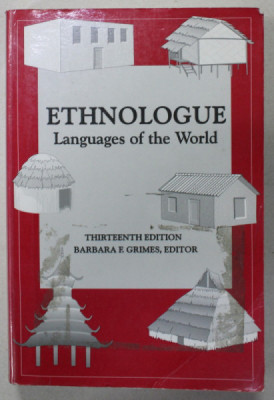ETHNOLOGUE , LANGUAGES OF THE WORLD , editor BARBARA F. GRIMES , 1992 , PREZINTA URME DE UZURA SI DE INDOIRE foto