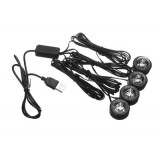 Set 4 Lumini Auto Interior A10 USB LED RGB Star Light