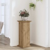 vidaXL Suport de plante stejar artizanal, 33x33x80 cm, lemn prelucrat 852977