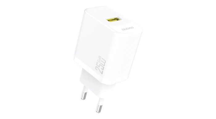&Icirc;ncărcător Dudao A27S 25W GaN USB-A - Alb