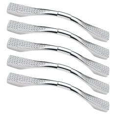 Set 5 Manere pentru mobila, din metal, OZS-1231, lungime 120 mm, distanta gauri 96 mm, crom lucios