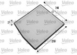 VALEO 698771 VALEO ESSENTIAL Filtru, aer habitaclu