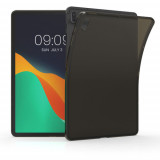 Husa pentru tableta Samsung Galaxy Tab S7 FE, Kwmobile, Negru/Transparent, Silicon, 55436.01