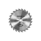 Disc circular pt lemn tct, 205x24tx18mm Yato YT-6066