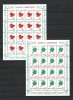ROMANIA 1998 - EUROPA - MARTISOR, SET DE MINICOLI, MNH - LP 1449a, Nestampilat