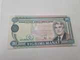 BANCNOTA TURKMENISTAN 20 M 1995