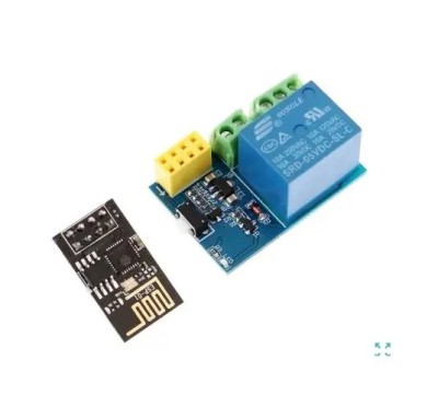 Modulul releu comutator WIFI de la distanta prin intermediul aplicatiei pentru telefonul mobil inteligent ESP-01S WIFI DC 5V 10A foto