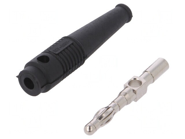 Mufă Banană 4mm Neagră 32A