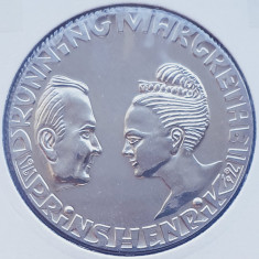 190 Danemarca 200 kroner 1992 Silver Wedding Anniversary km 876 argint