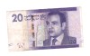 Bancnota Maroc 20 dirhams 2012, circulata, uzata