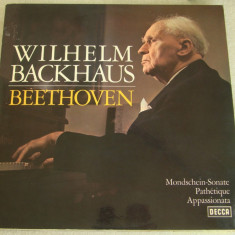BEETHOVEN - Sonate Wilhelm Backhaus - Vinil Decca