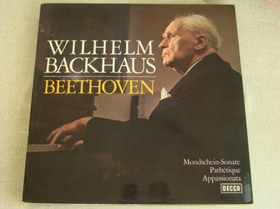BEETHOVEN - Sonate Wilhelm Backhaus - Vinil Decca foto