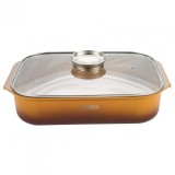 Tava cuptor aluminiu turnat capac 39x26x8.5cm 6L Heinner HR-BJK-TV85 DNC60570