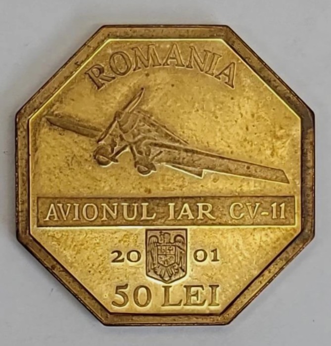 Proba monetara 50 lei 2001