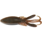 Creatura Hide Up Stagger Wide Hog 3.3&quot;, 127 Green Pumpkin Pepper Blue Flk, 3.8cm, 5buc/pac