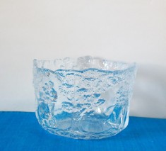 Bol cristal masiv, suflat manual - Rhapsody 7 - design Kjell Engman, Kosta Boda foto