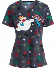 Bluza medicala &amp;amp;#8222;Jolly Frosty Fun&amp;amp;#8221; (CK6802FF) foto