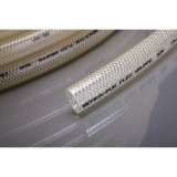 Cumpara ieftin Furtun alimentar cu insertie, Glass Clear, 8 x 3 mm, 65 bar, rola 50m, PVC transparent, multistrat, pentru presiune