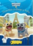 Disney. Prietenii catelusi. Sa pictam cu Bingo si Rolly. Carte de colorat cu pensula si acuarele/***