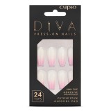 Set unghii false Cupio Diva - Pink Baby Boomer