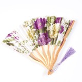 Evantai cu flori mov