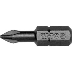 Bit profesional Yato 1 4 , 25mm, cap PH1, HRC 58-62, realizat din otel forjat, cu acoperire anticoroziva