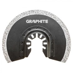 Panza/lama fierastrau, pentru multifunctional, cu carbura tungsten diamantata,&nbsp;pentru&nbsp;ceramica, 85 mm, Graphite