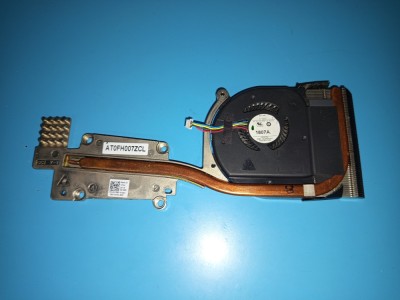 Sistem răcire ( radiator + ventilator ) Dell Latitude E6520 functional foto
