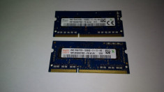 Memorie Ram 2 Gb DDR3 Laptop / 1600 Mhz PC3-12800S / Testate foto