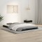 Gossi cadru de pat, negru, 120x190 cm, mic, dublu, lemn masiv de pin