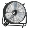 Ventilator Podea Equation 60cm, 330W, 2 Viteze, Metal, Negru, Inclinabil, Roti Transport, Nivel Zgomot 85dB