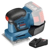 Bosch GSS 18V-10 + GAL 18V-40 - Slefuitor cu vibratii fara acumulatori Li-Ion 18 V - Ah 101x113 mm + Incarcator acumulatori
