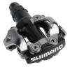 Pedale Shimano M520 SPD Negre, Aluminiu Forjat, Rulmenti, Clame SPD Incluse, 390g