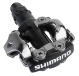 Pedale Shimano M520 SPD Negre, Aluminiu Forjat, Rulmenti, Clame SPD Incluse, 390g