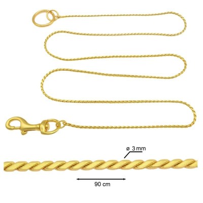 Lesa gold pt expozitie 3 mm/1,1 m foto