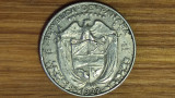 Panama - moneda argint 0.900 raritate - 1/10 sau decimo balboa 1932 - stare foarte buna !, America Centrala si de Sud