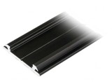 Profil Aluminiu Negru 2m pentru Module LED de Suprafață