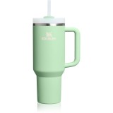 Stanley Quencher H2.O FlowState&trade; Tumbler pahar din oțel inoxidabil cu pai mare Pistachio 1180 ml