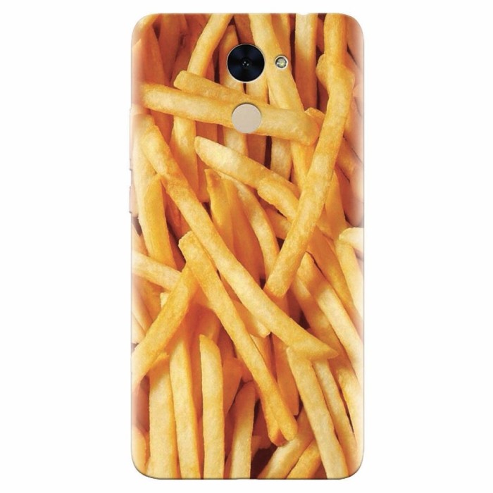 Husa silicon pentru Huawei Enjoy 7 Plus, Fries