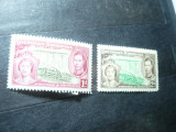 3 Timbre Southern Rhodesia (= Zimbabwe azi) 1937 , 1 si 2 d George VI, Nestampilat
