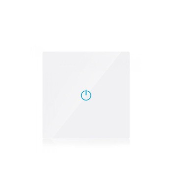 Intrerupator Smart SIMPLU din sticla cu Touch alb V-TAC foto