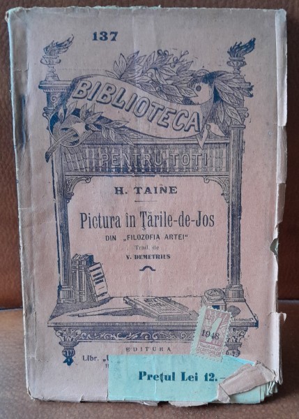 Pictura in Tarile de Jos - H.Taine