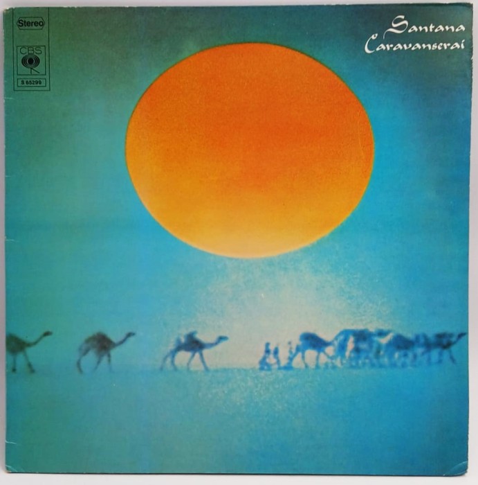 Santana - Caravanserai NM / VG+ vinil LP disc muzica latin jazz CBS Europa 1972