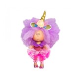 Papusa Nines D&#039;Onil Mia Unicorn cu miros de vanilie 30 cm