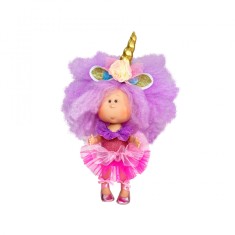 Papusa Nines D&#039;Onil Mia Unicorn cu miros de vanilie 30 cm
