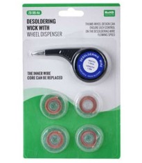 Set tresa cupru pentru decositorit DESOLDERING WICK ZD-181-4A 2.0mm x 1.5m foto