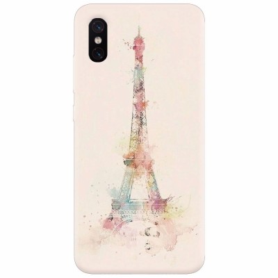 Husa silicon pentru Xiaomi Mi 8 Pro, Eiffel Tower 001 foto