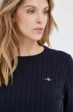 Gant pulover femei, culoarea bleumarin, 4800100