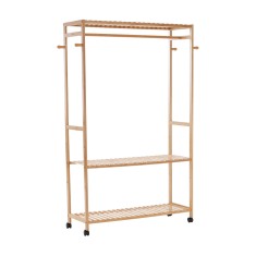 Organizator dulap bambus natural Melar 112.5x35x165 cm