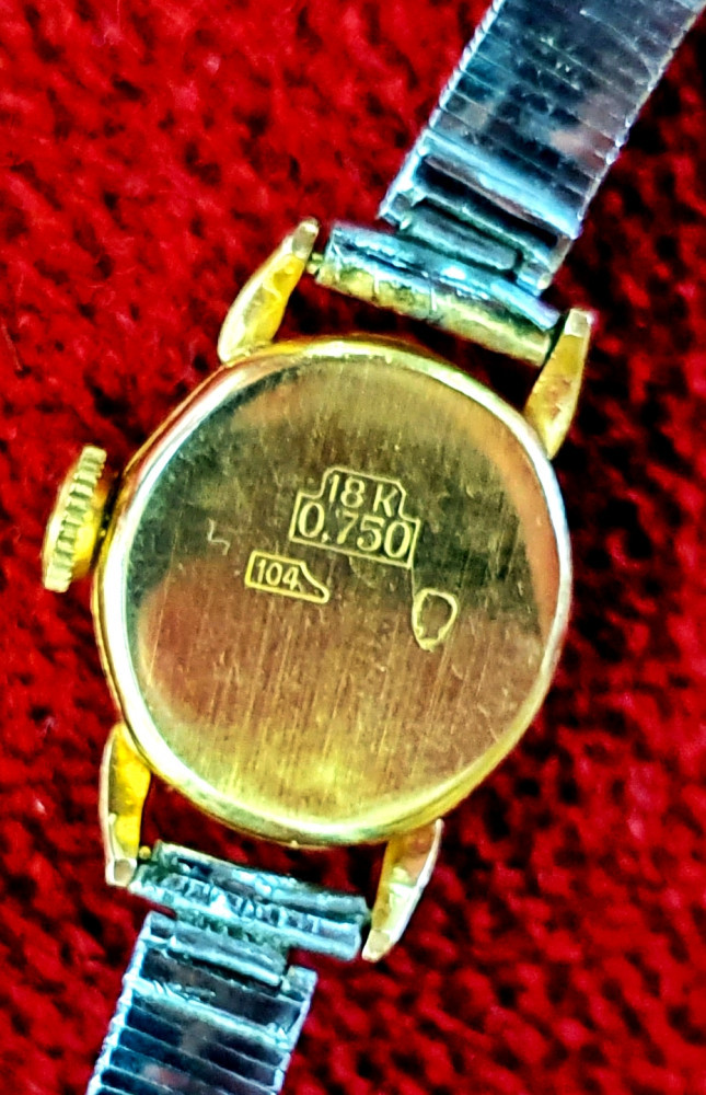 Ceas vintage de dama din aur 18k mecanic | Okazii.ro